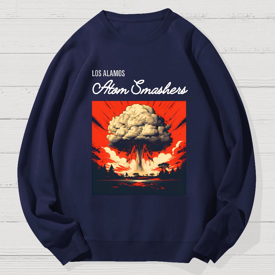 Los Alamos Atom Smashers Geek Cotton Sweatshirt