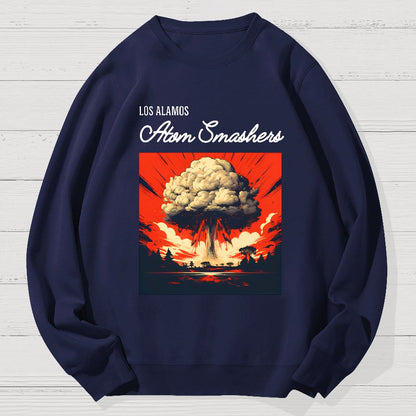 Los Alamos Atom Smashers Geek Cotton Sweatshirt