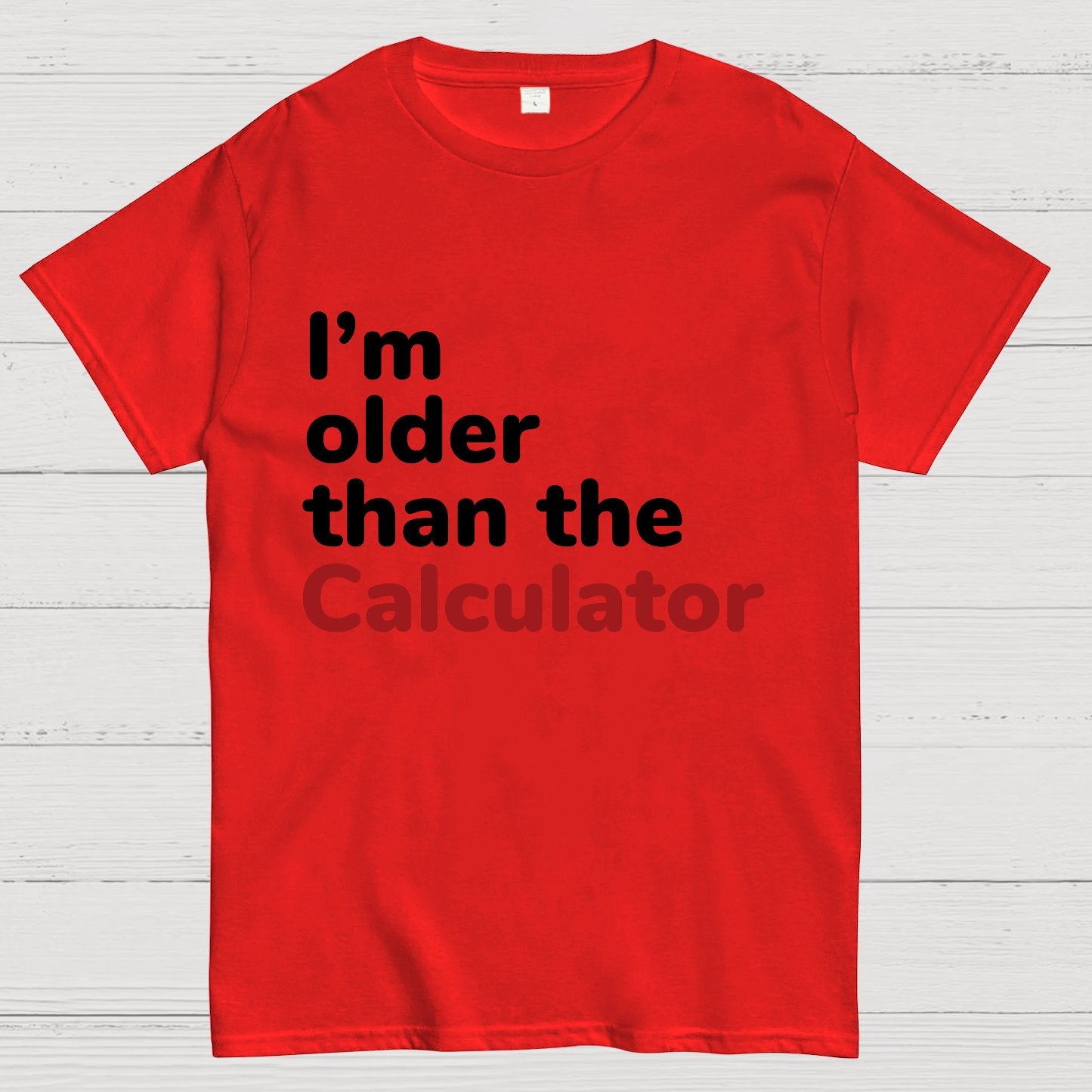 I‘m Older Than The Calculator Nerdy T-Shirt