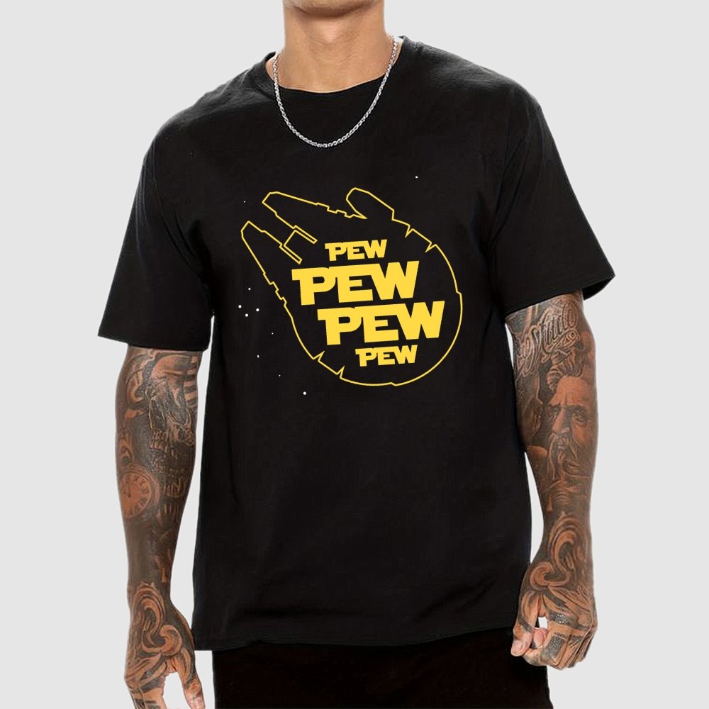 Pew Pew Starship Geek T-Shirt