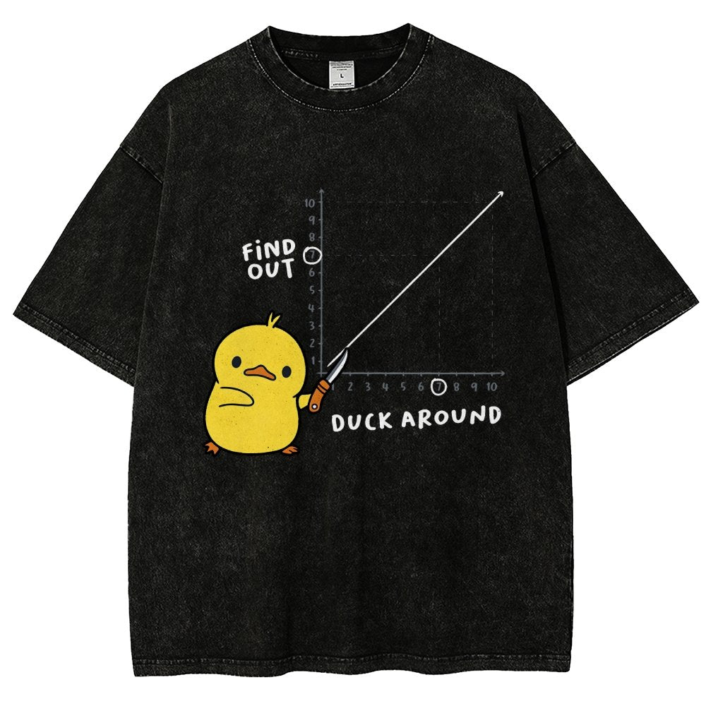 Duck Around Find Out Vintage Distressed T-shirt