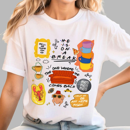 The one where he comes back Funny Easter Geek T-Shirt