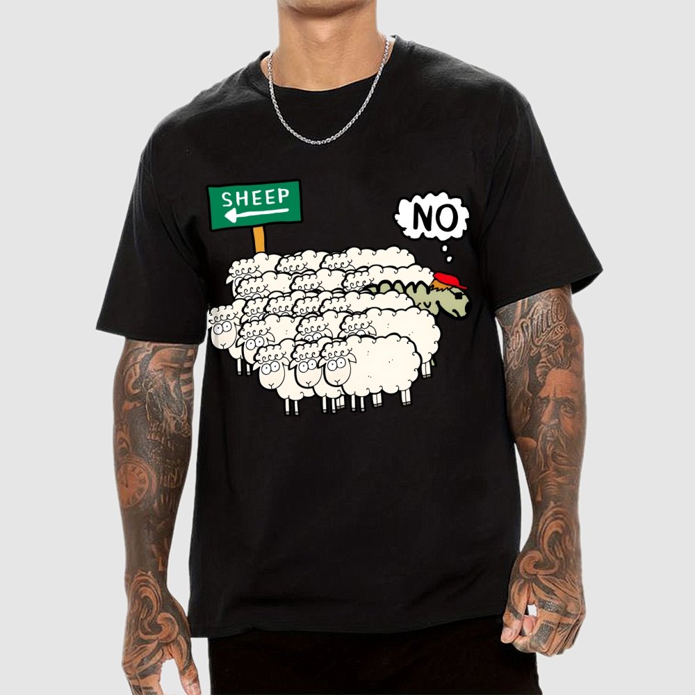 Don't Be a Sheep Geek T-Shirt