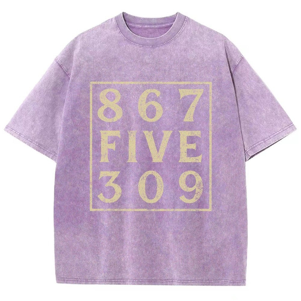 Music 867 Five 309 80S Pop Music  Vintage Distressed T-shirt