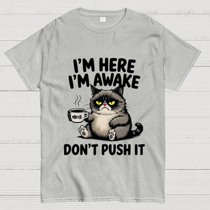 Tired Cat Geek T-Shirt
