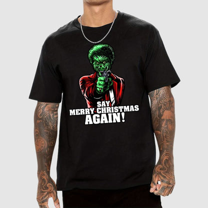 Say it Again Christmas Geek T-Shirt
