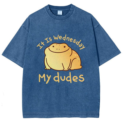 It's Wednesday My Dudes Vintage Distressed T-shirt