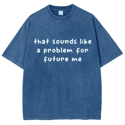 Future Problem Vintage Distressed T-shirt