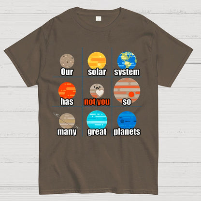 Not You, Pluto Nerd Geek T-Shirt