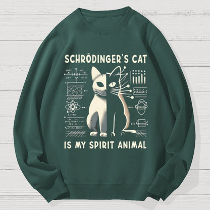 Schrodinger's Cat Geek Cotton Sweatshirt
