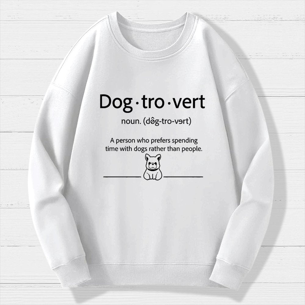 Dog-Tro-Voy Geek Cotton Sweatshirt