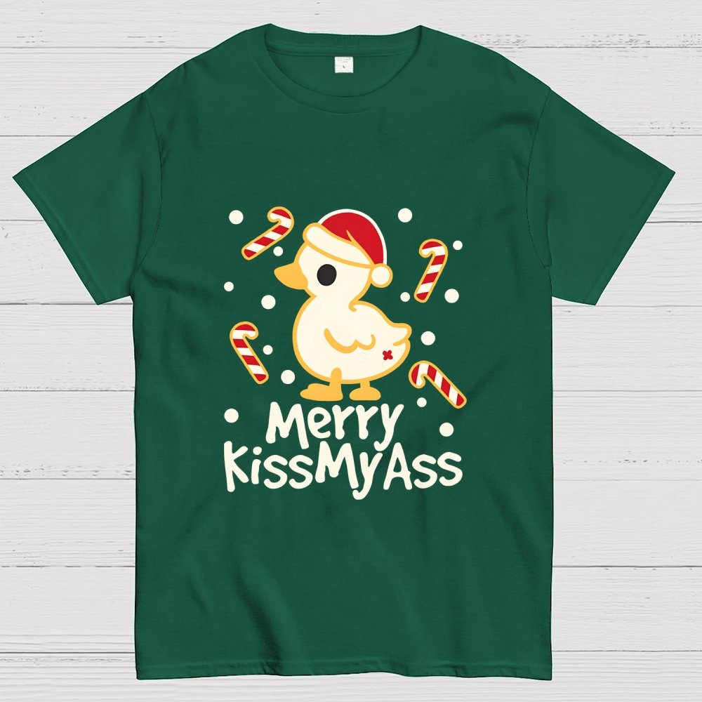Duck Merry Kissmyass Geek T-Shirt