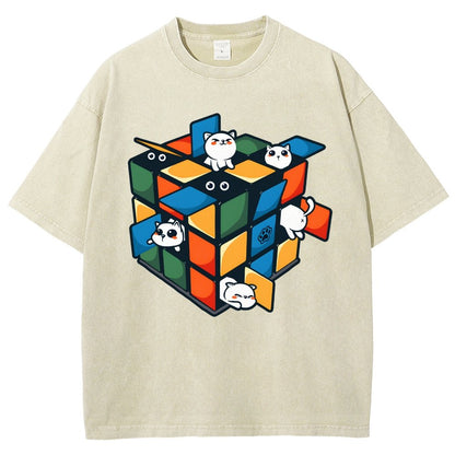 Rubikittens Vintage Distressed T-shirt