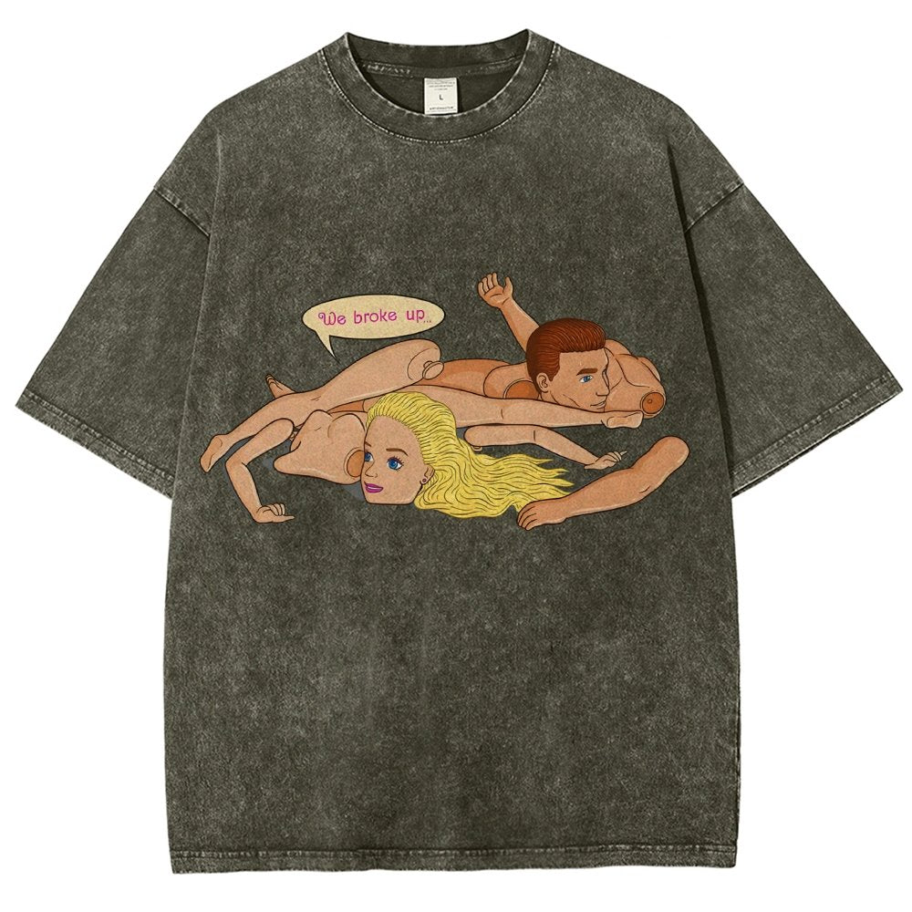 The Break up Vintage Distressed T-shirt