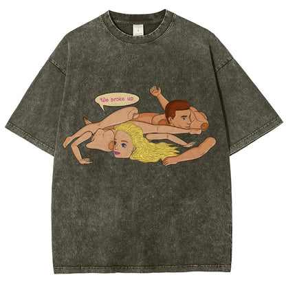 The Break up Vintage Distressed T-shirt