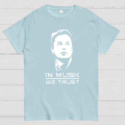 We Trust Geek Rocket Space Force Mars Moon Alien Science Nerdy T-Shirt