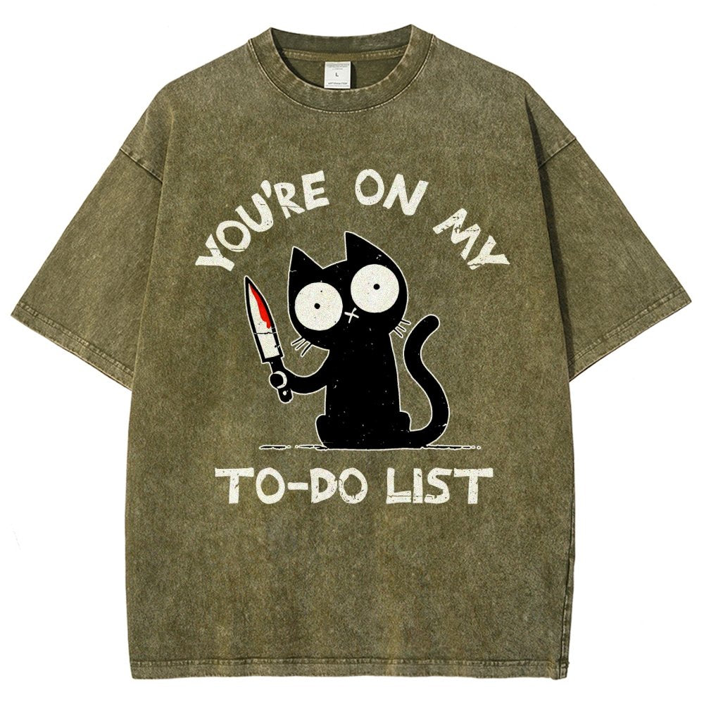 You're On My To-Do List Vintage Distressed T-shirt