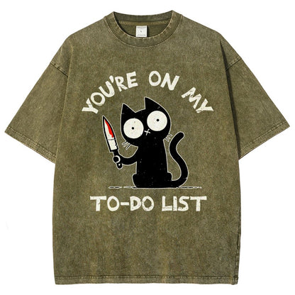 You're On My To-Do List Vintage Distressed T-shirt