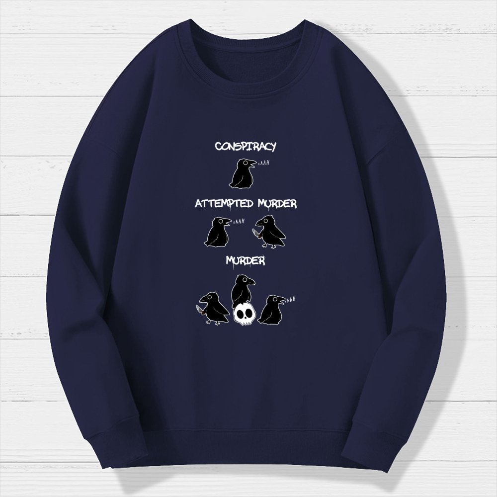 From Conspiracy To Murder Geek Cotton Sweatshirt