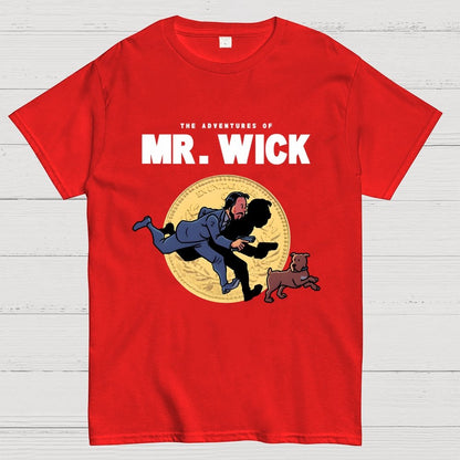 The Adventures of Mr. Wick Geek T-Shirt