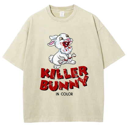 The Killer Bunny Vintage Distressed T-shirt
