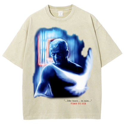 TIME TO DIE Vintage Distressed T-shirt