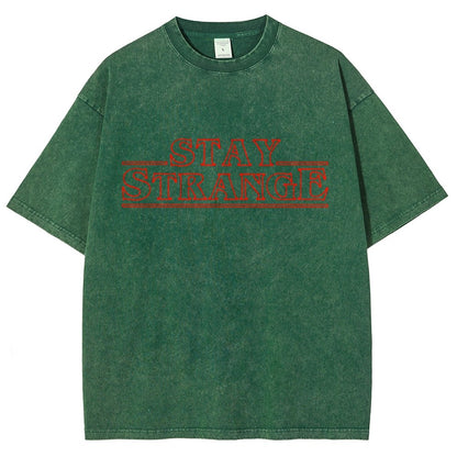 Stay Strange Vintage Distressed T-shirt