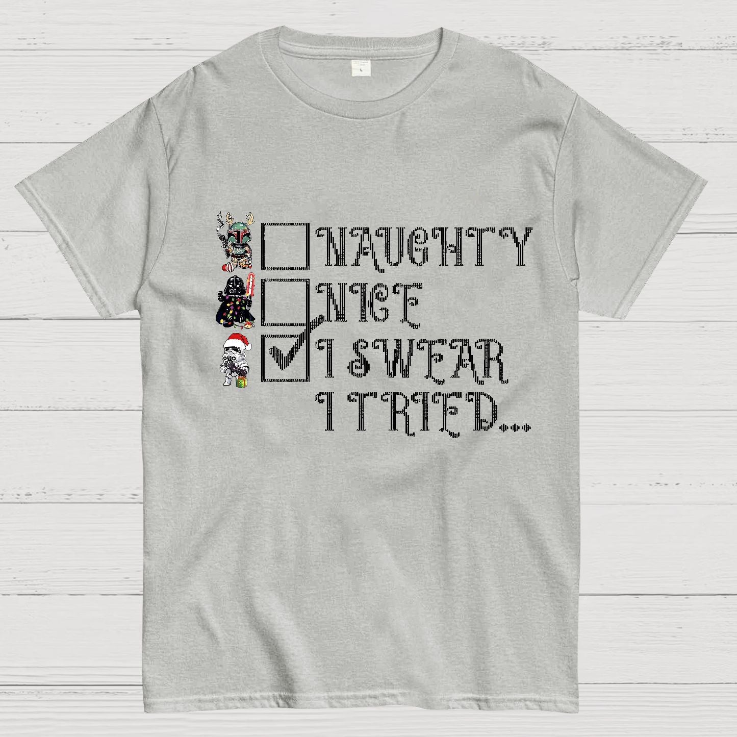I Swear I Tried Christmas Geek T-Shirt
