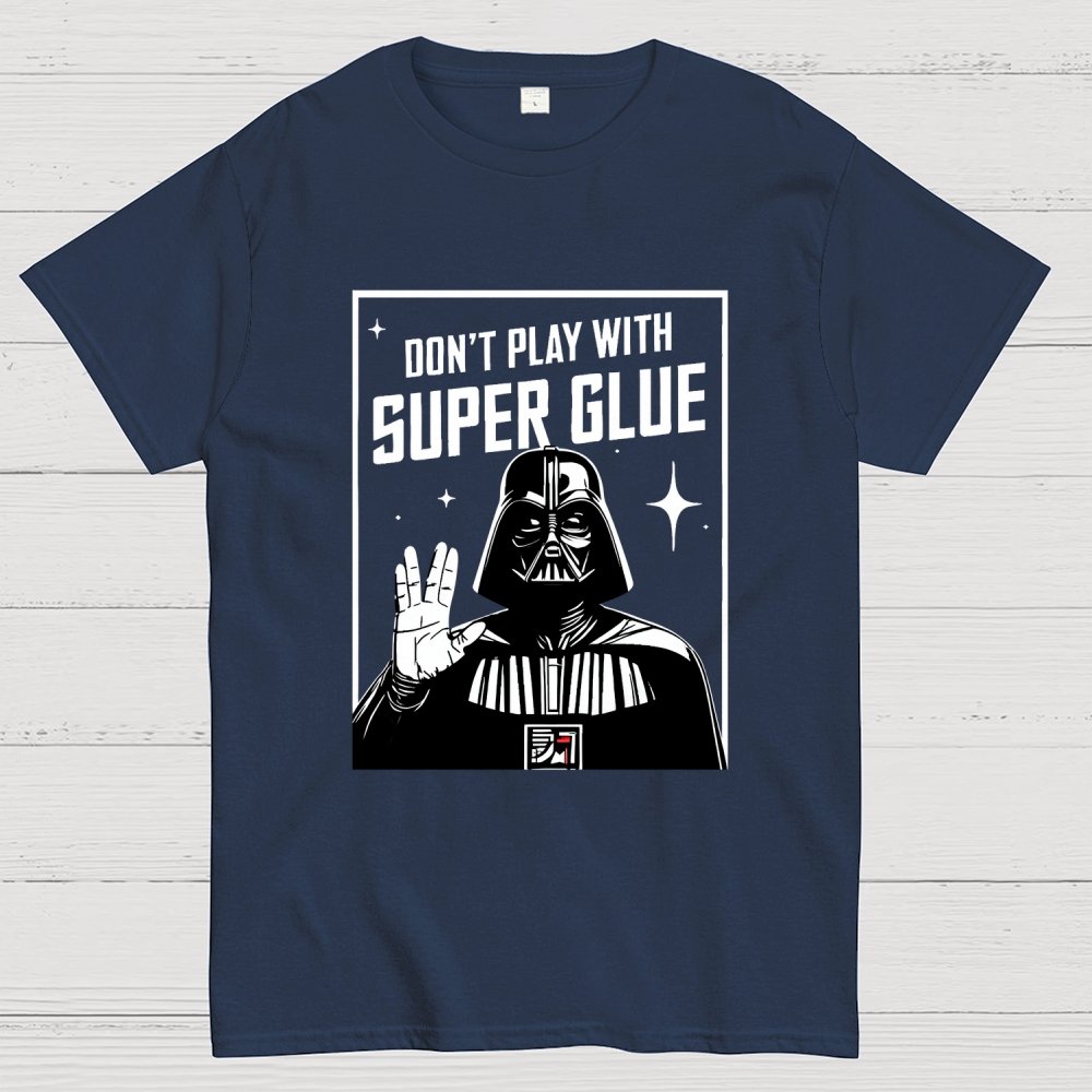Galaxy Safety Tip Keep away from super glue Geek T-Shirt