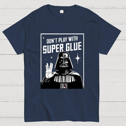 Galaxy Safety Tip Keep away from super glue Geek T-Shirt