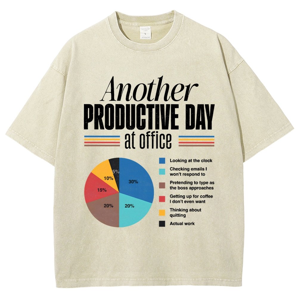 Another Productive Day Vintage Distressed T-shirt