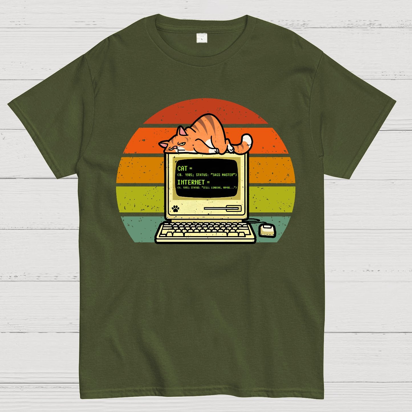 Cat vs. Internet Still Loading Geek T-Shirt