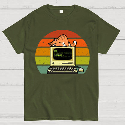 Cat vs. Internet Still Loading Geek T-Shirt