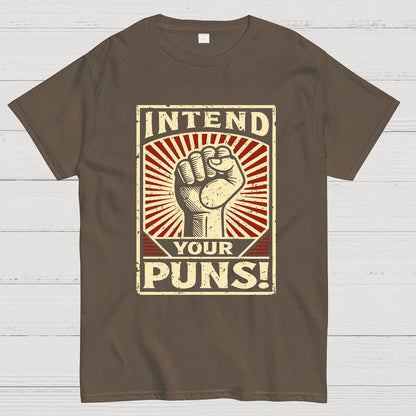 Intend Your Puns Geek T-Shirt