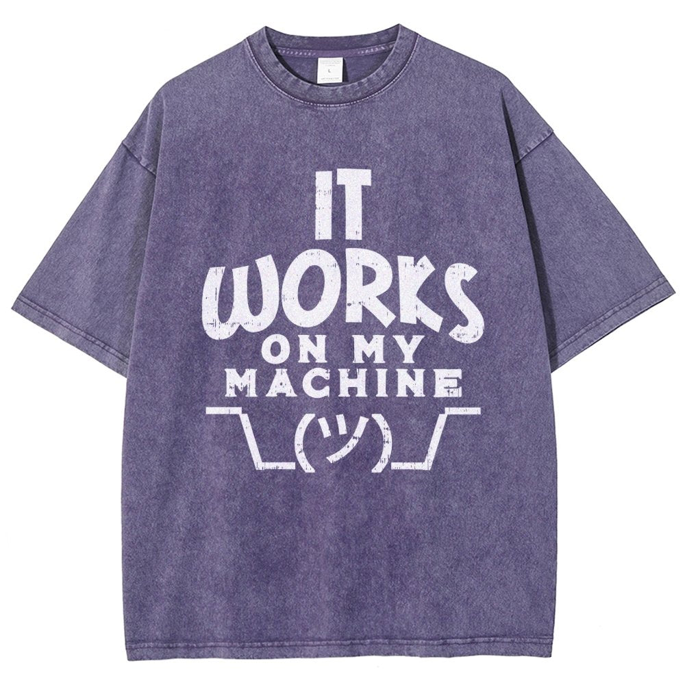 It Works on My Machine Vintage Distressed T-shirt