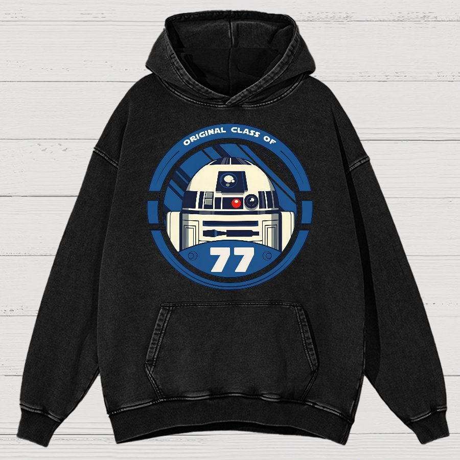 Original Class Of 77 Vintage Distressed Hoodie