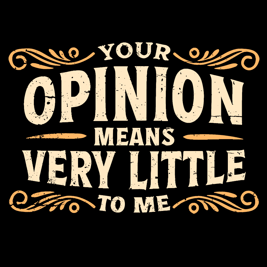 Your Opinion Means Very Little Geek T-Shirt