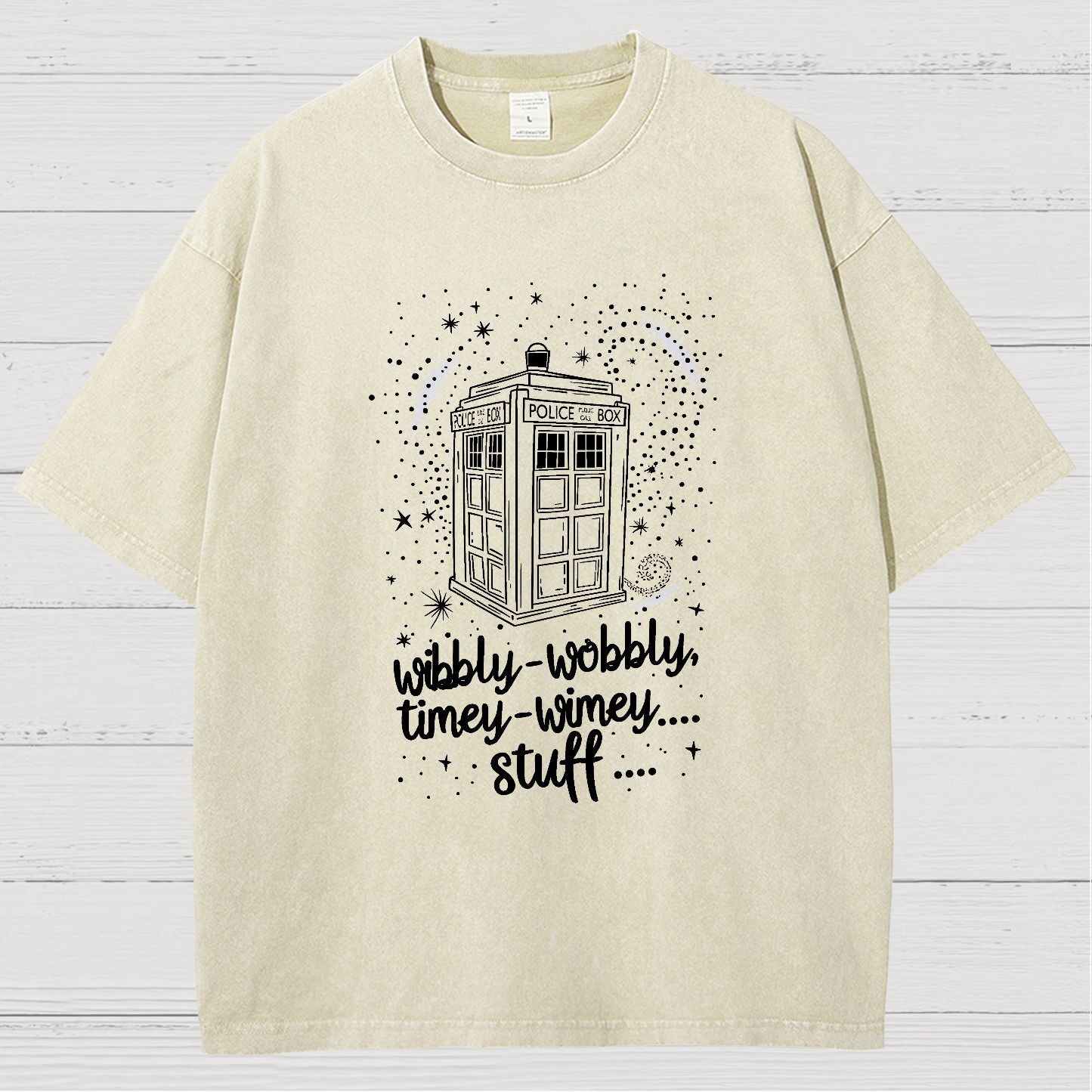 Wibbly wobbly timey wimey Christmas Vintage Distressed T-shirt