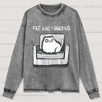 Fat And Furry Washed Long Sleeve Tee