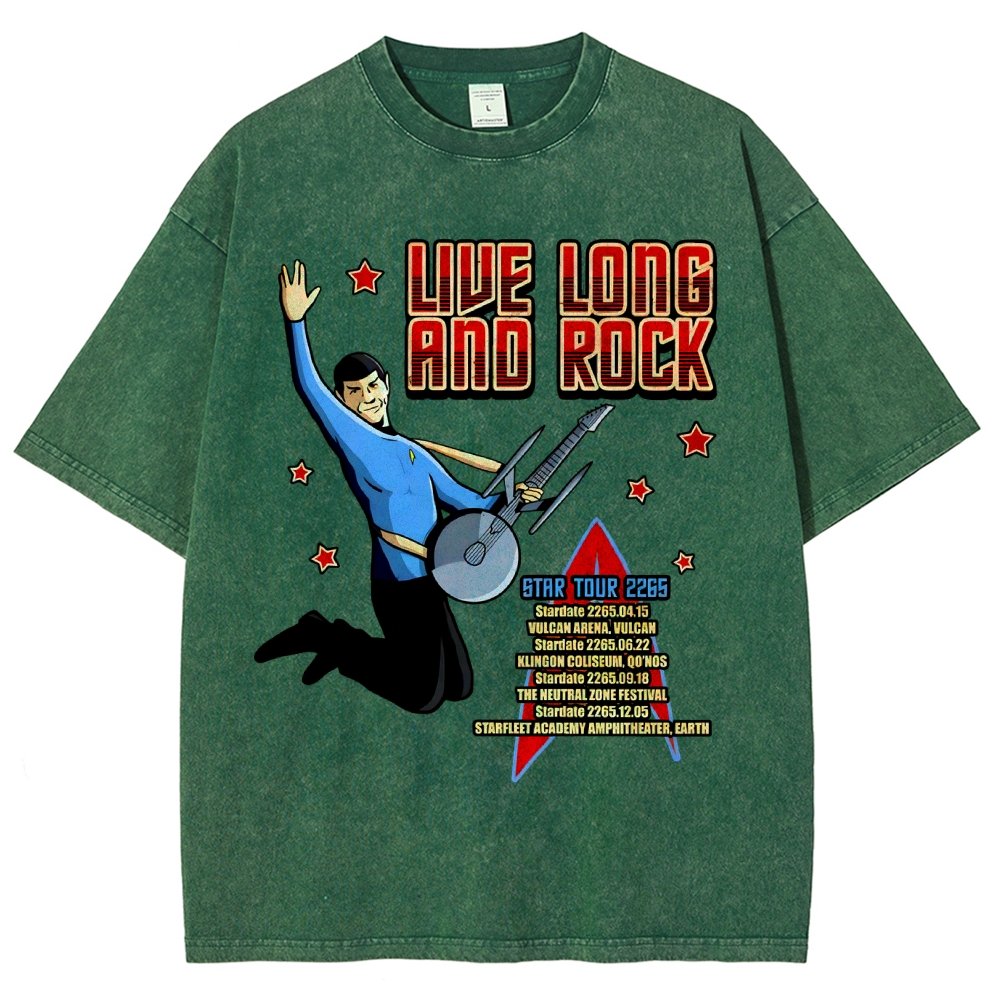 Live Long and Roll Vintage Distressed T-shirt