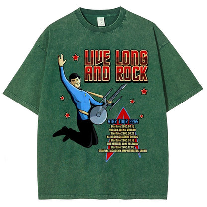 Live Long and Roll Vintage Distressed T-shirt