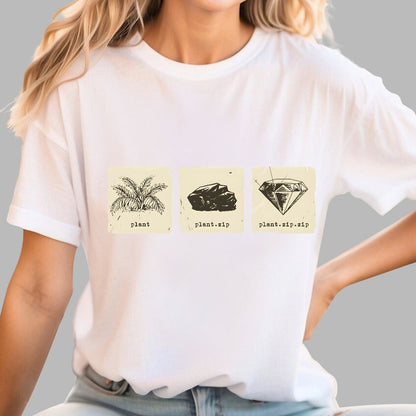 Internet Funny Plant.zip.zip Geek T-Shirt