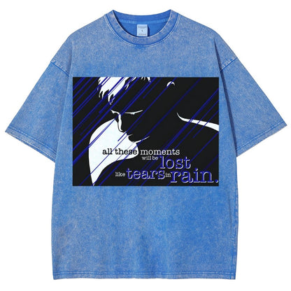 Like... Tears In Rain. Vintage Distressed T-shirt