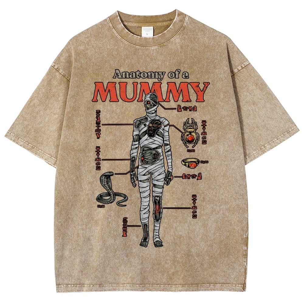 Mummy Anatomy Vintage Distressed T-shirt