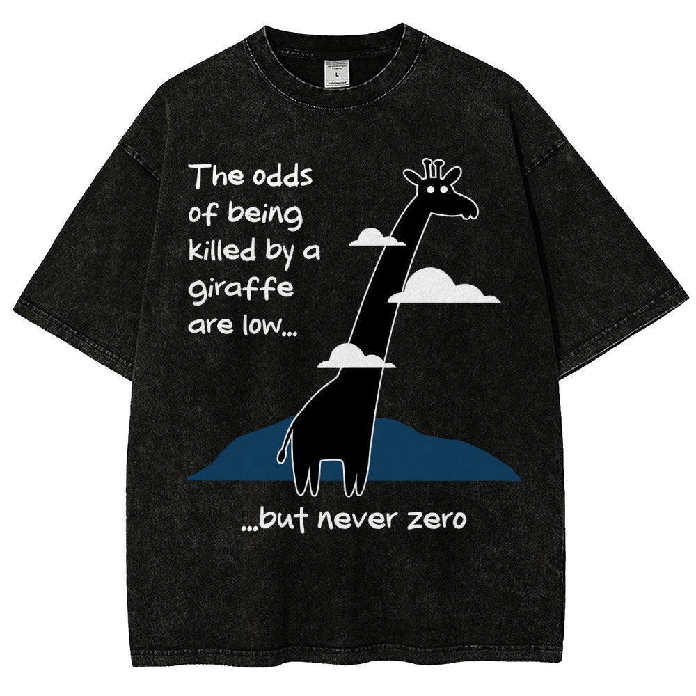Killer Giraffe Vintage Distressed T-shirt