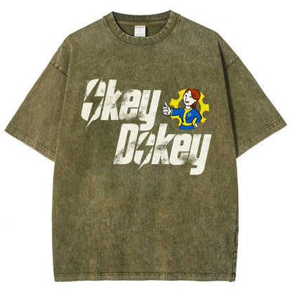 Okey Dokey Vintage Distressed T-shirt