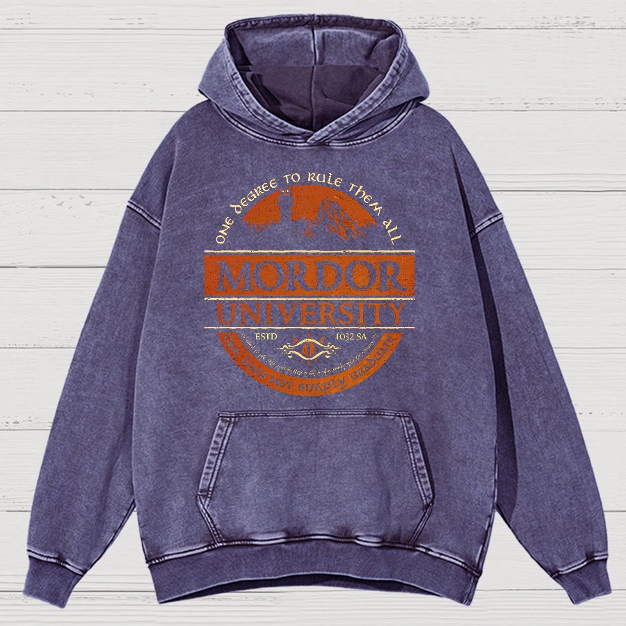 Graduation Is Not An Easy Thing Vintage Distressed Hoodie