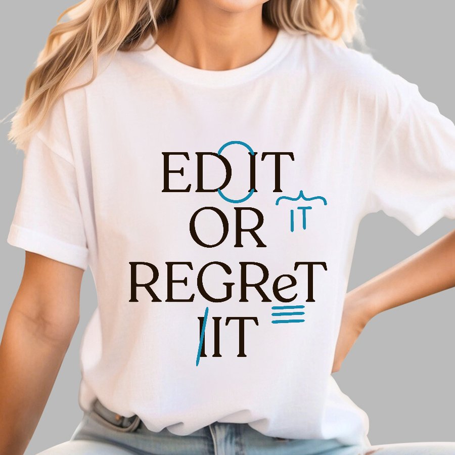 Edit Or Regret It Geek T-Shirt