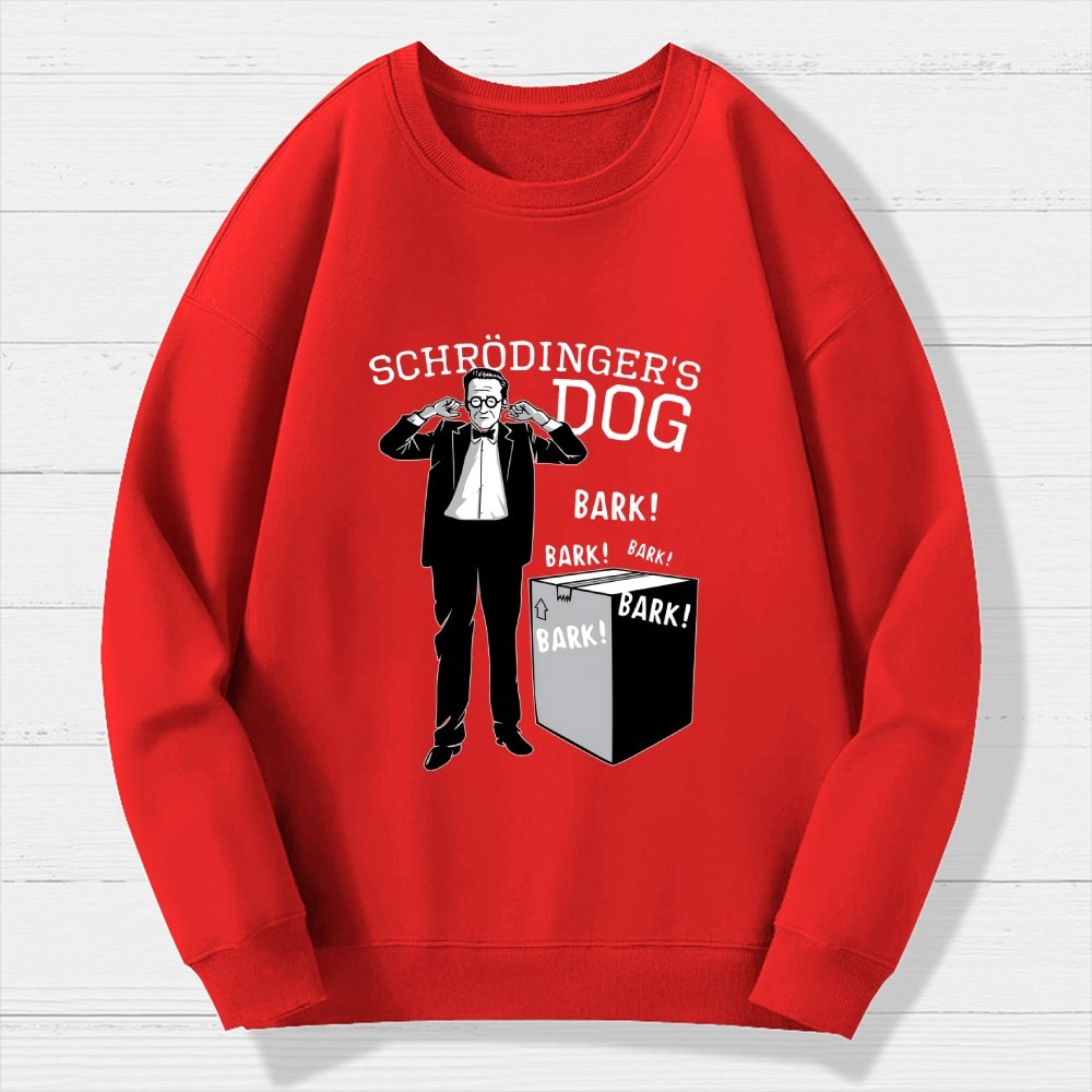 Schrodinger's Dog Geek Cotton Sweatshirt