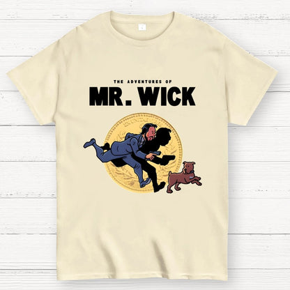 The Adventures of Mr. Wick Geek T-Shirt